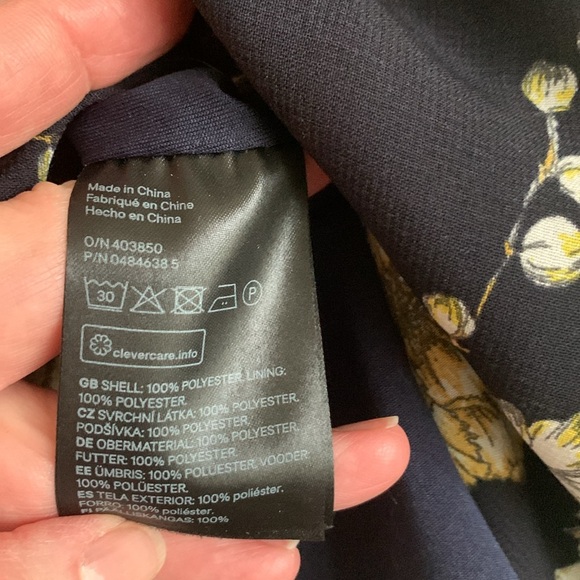 Floral print babydoll mini dress - Picture 5 of 5